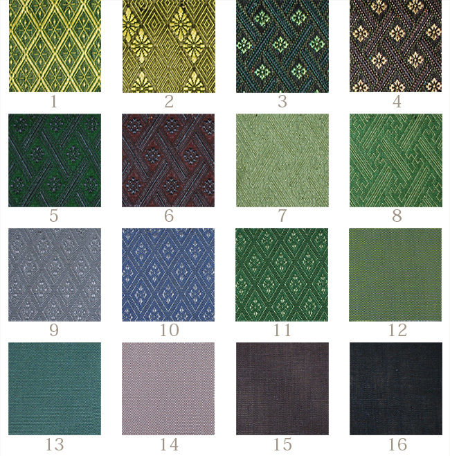 畳のヘリのデザイン16種類